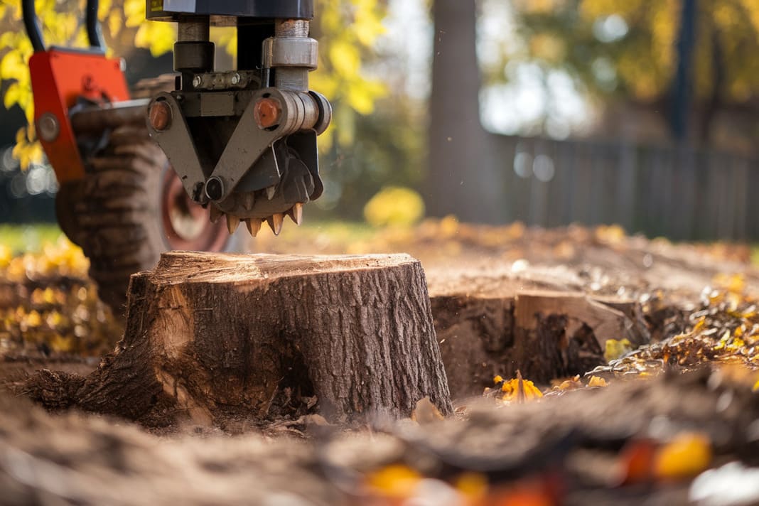 3. Dessouchage d’arbres et gestion des rémanents par une entreprise abattage et élagage de Béziers